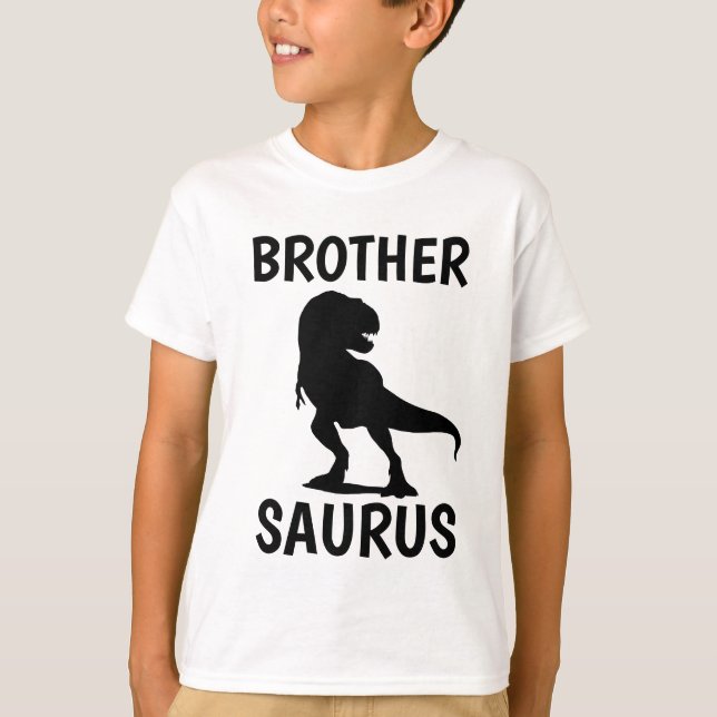 BROTHER SAURUS Funny T-shirts (Frente)