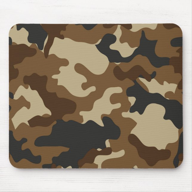 Brown Camo Mousepad (Frente)