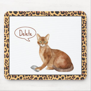 Brown Cat Mousepad
