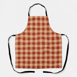 Brown Checkered Gingham Pattern