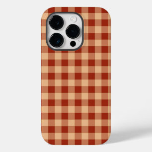 Brown Checkered Gingham Pattern
