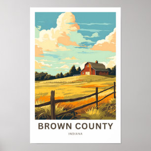 Brown County Indiana Viagem Impressão