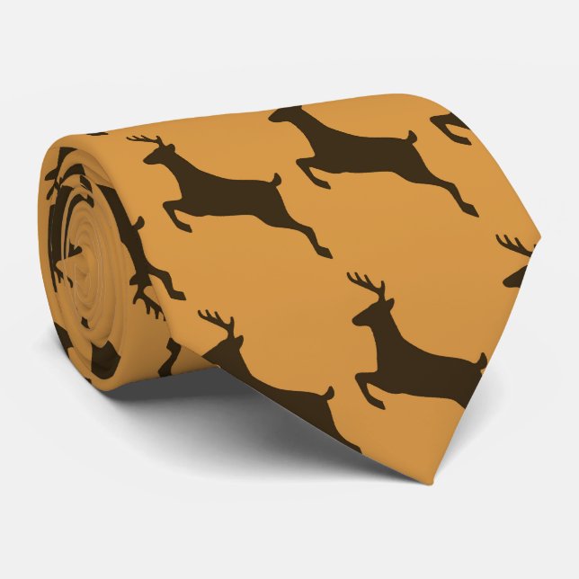 Brown Deer Pulando Na Gravata De Tan (Rolled)