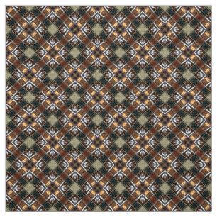 Brown escuro e tecido de Upholstery azul