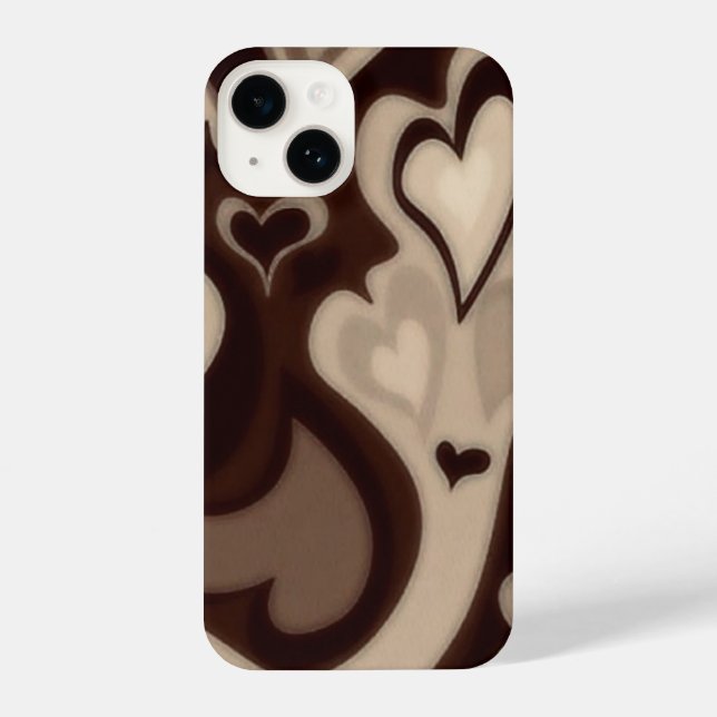 Brown love Phone case (Verso)