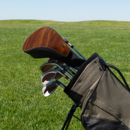 Brown Mahogany Wood Monograma