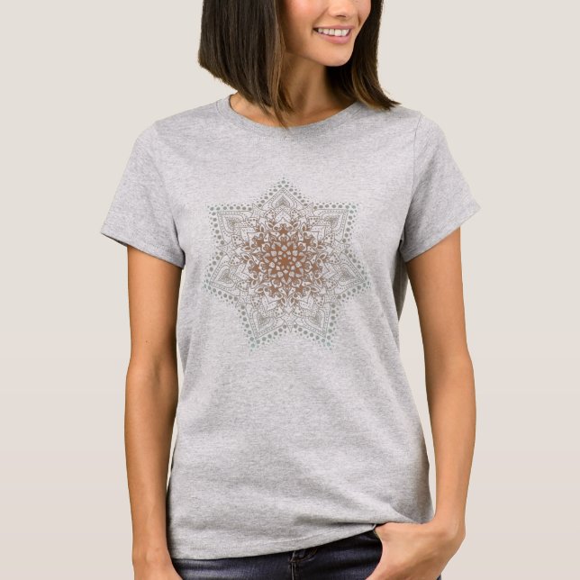 Brown Mandala T-Shirt (Frente)
