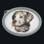 Brown Puppy Sketch<br><div class="desc">Um jovem cão esboçado em castanho - retrato da cabeça</div>