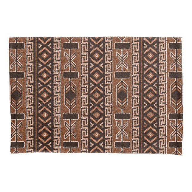 Brown Southwest Aztec Pattern (Frente)