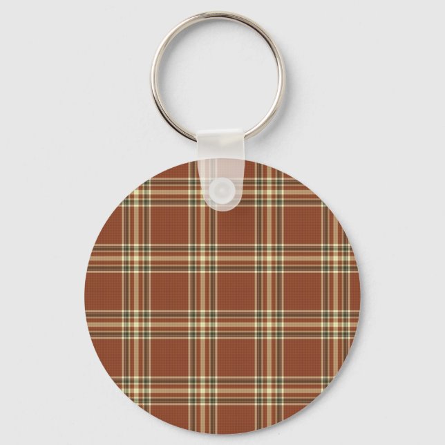 Brown Tartan Chaveiro (Frente)