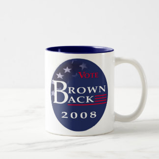 Brownback para a caneca do presidente café