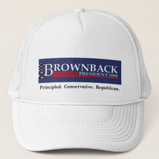BROWNBACK PARA o PRESIDENTE boné