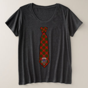 Bruce Tartan Necktie T-Shirt w/Crachá