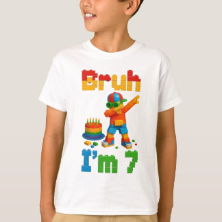 Bruh Eu Tenho 7 Anos – Camiseta Divertida de Anive