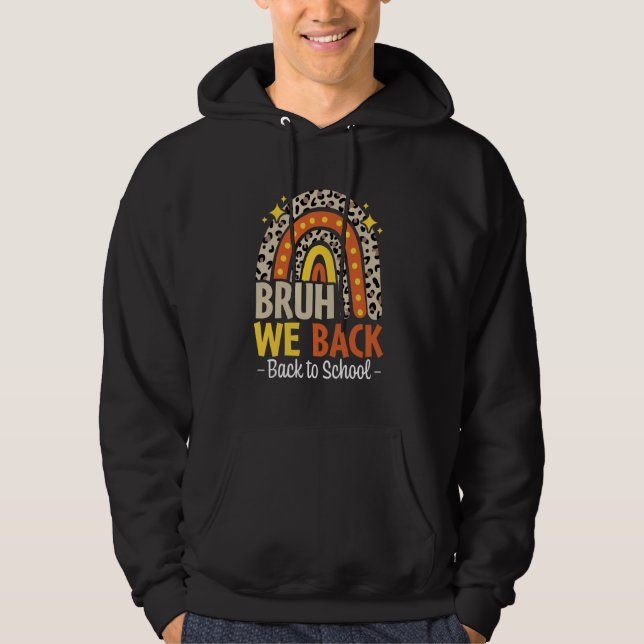 Bruh, nós apoiamos professores de camisetas crianç (Frente)