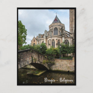 Brujas, Bélgica. Bruges, Bélgica Cartão postal