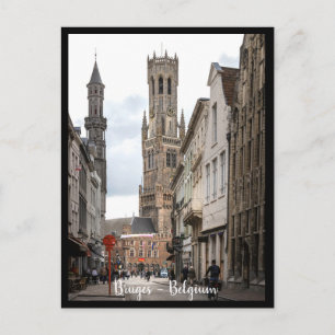 Brujas, Bélgica. Bruges, Bélgica Cartão postal