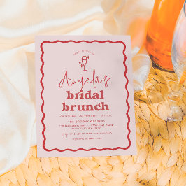 Brunch De Brida De Groovy, Rosa E Vermelho, Vermel