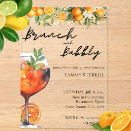 Brunch e Aperol Spritz Laranja Italiano