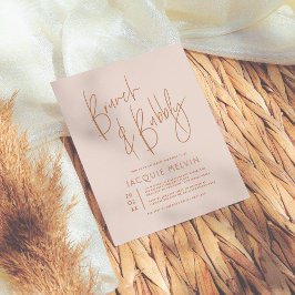 Brunch e Bubble de Blush e Terracotta Bridal