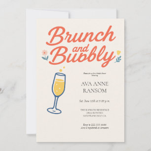 Brunch e Champanhe Espumante Convite Genérico