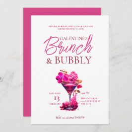 Brunch e Convite à Borracha de Galentine