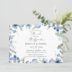 Brunch Elegante Com Convite De Casamento De Newlyw