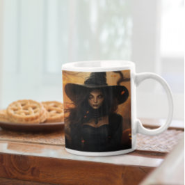 Bruxa de Halloween Assustadora 36 Caneca