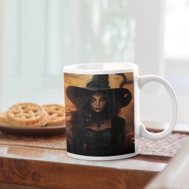 Bruxa de Halloween Assustadora 36 Caneca (Scary Halloween Characters version 36 Mug
)