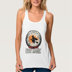 Bruxa de Halloween Possui Design de Camisa Vintage