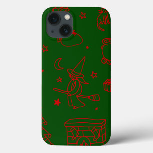 bruxa de natal da epifania, verde da befana