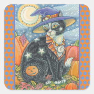 BRUXA DO CAT PRETO DE HOCUS POCUS, ETIQUETAS DO