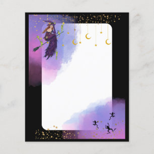 bruxa Ginger Halloween com sapos de Renee