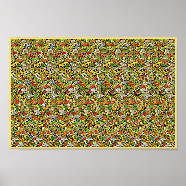 Bruxa Voadora e seu Gato - impressão 3D oculto (Frente)