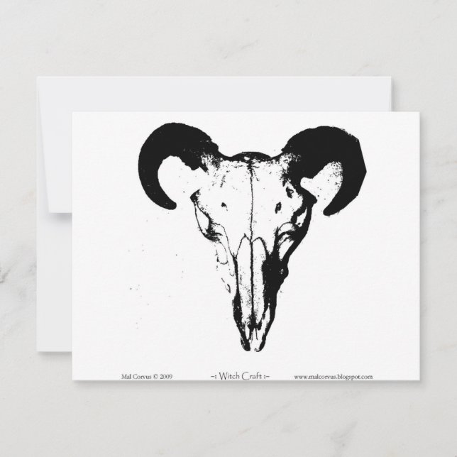 Bruxaria: Caveira Buca (Frente)