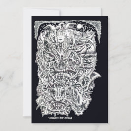 Bruxas e Demônios, por Brian Benson Flat Card