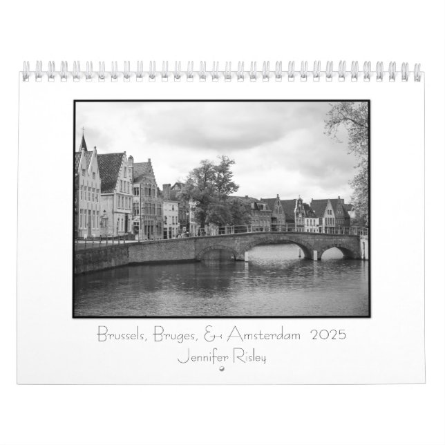 Bruxelas, Bruges, Amesterdã - Calendário 2025 (Capa)