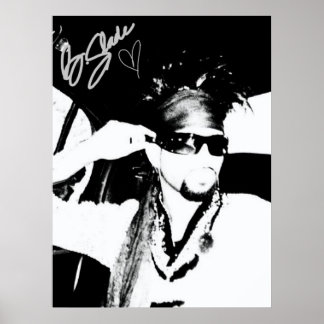 @BSLADE Limo Shot Autografado Poster -Ltd. Edition
