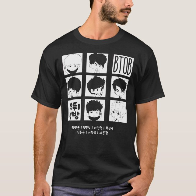 BTOB Bipe Bipe Chibi T-Shirt (Frente)