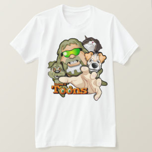 Bubba, Frodo, Nate e Simba, o T-Shirt Gato