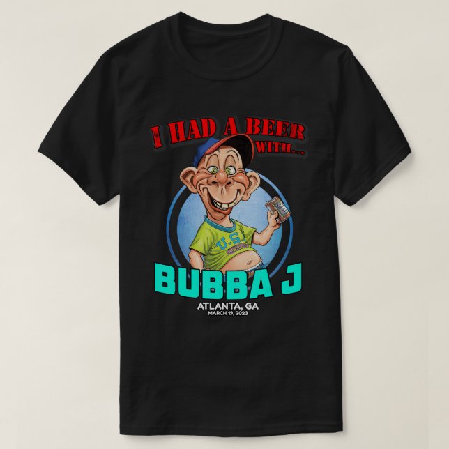 Bubba J Atlanta, GA (2023) T-Shirt (Frente do Design)