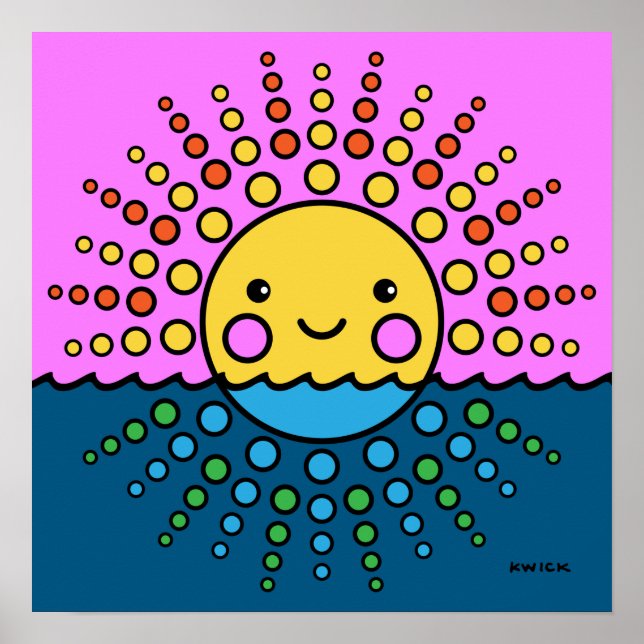 Bubble Baby Paper Impressão 16x16" (Frente)
