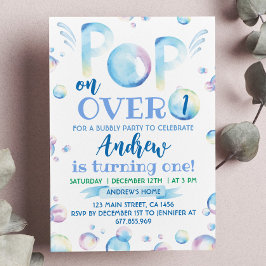 Bubble Birthday - Pop de Convite