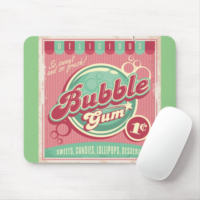 Bubble Gum Mousepad (Com mouse)