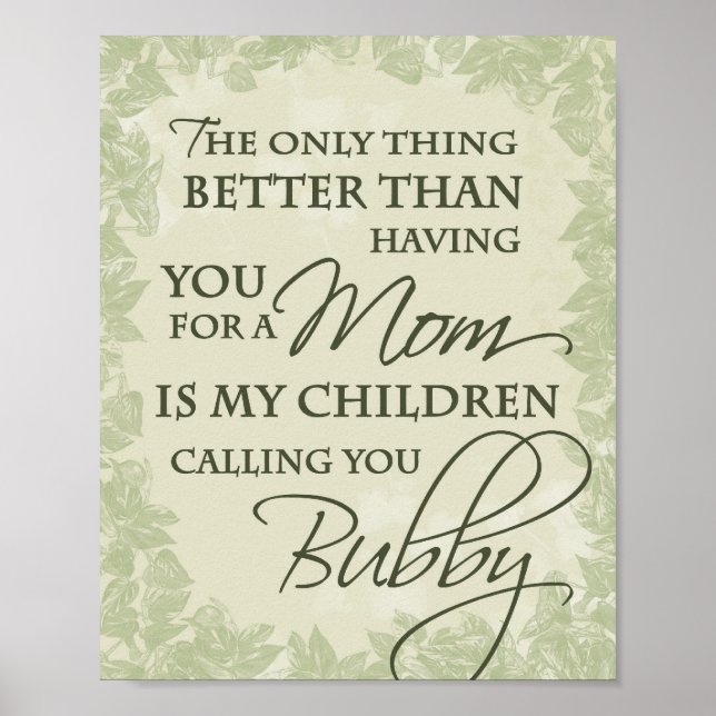 Bubby Poster (Frente)