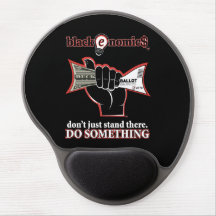 "Buck e Candidato" Mousepad de Gel (Preto)