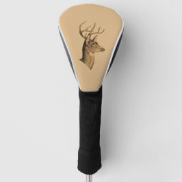 Buck Head Burlywood Golf Head Cobrir