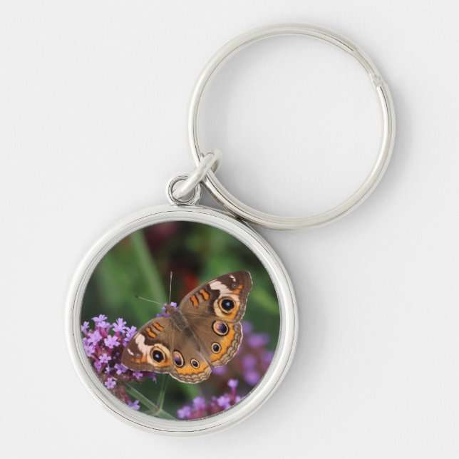 Buckeye Butterfly em Verbena Chaveiro (Frente)