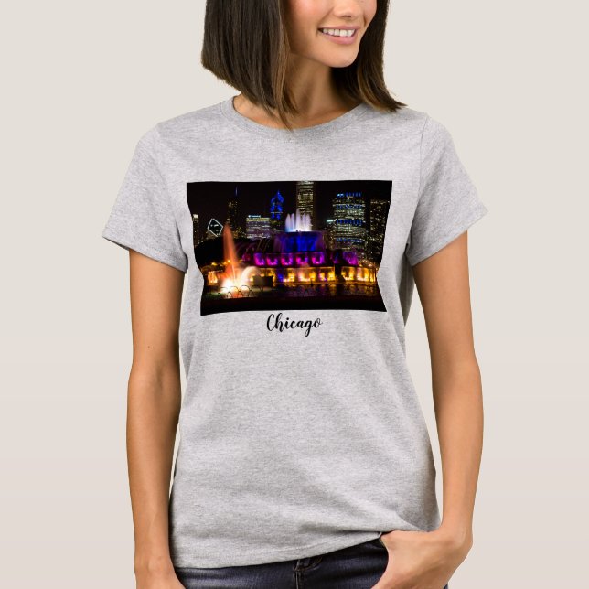 Buckingham Fountain Chicago T-Shirt (Frente)