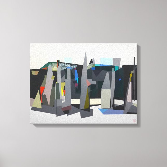 Buckland Beach Yachts - Stretch Canvas Art (Frente)